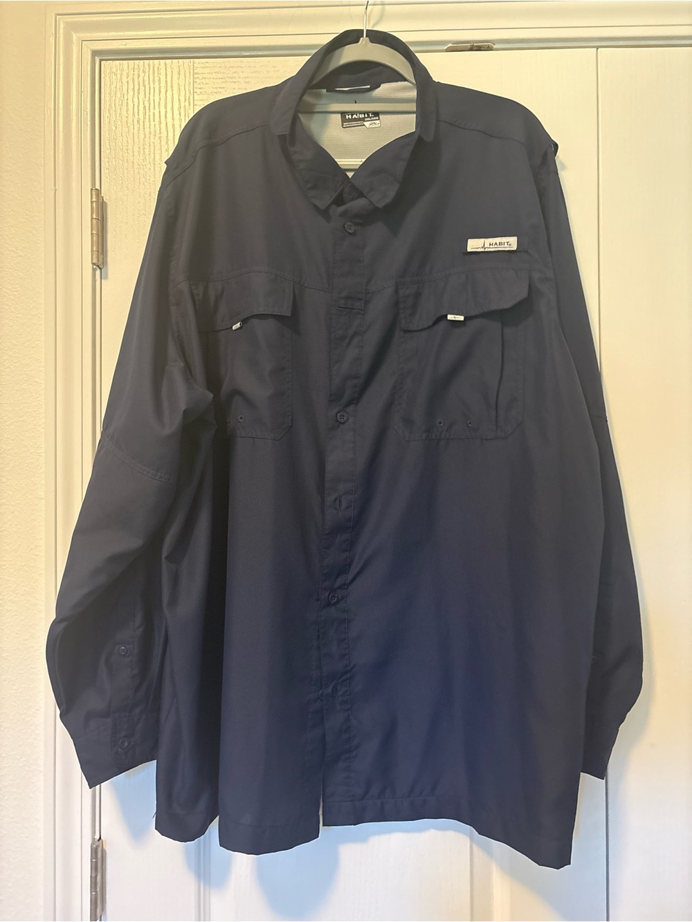 Habitat Men's Dark Navy Lightweight Utility Shirt Jacket
